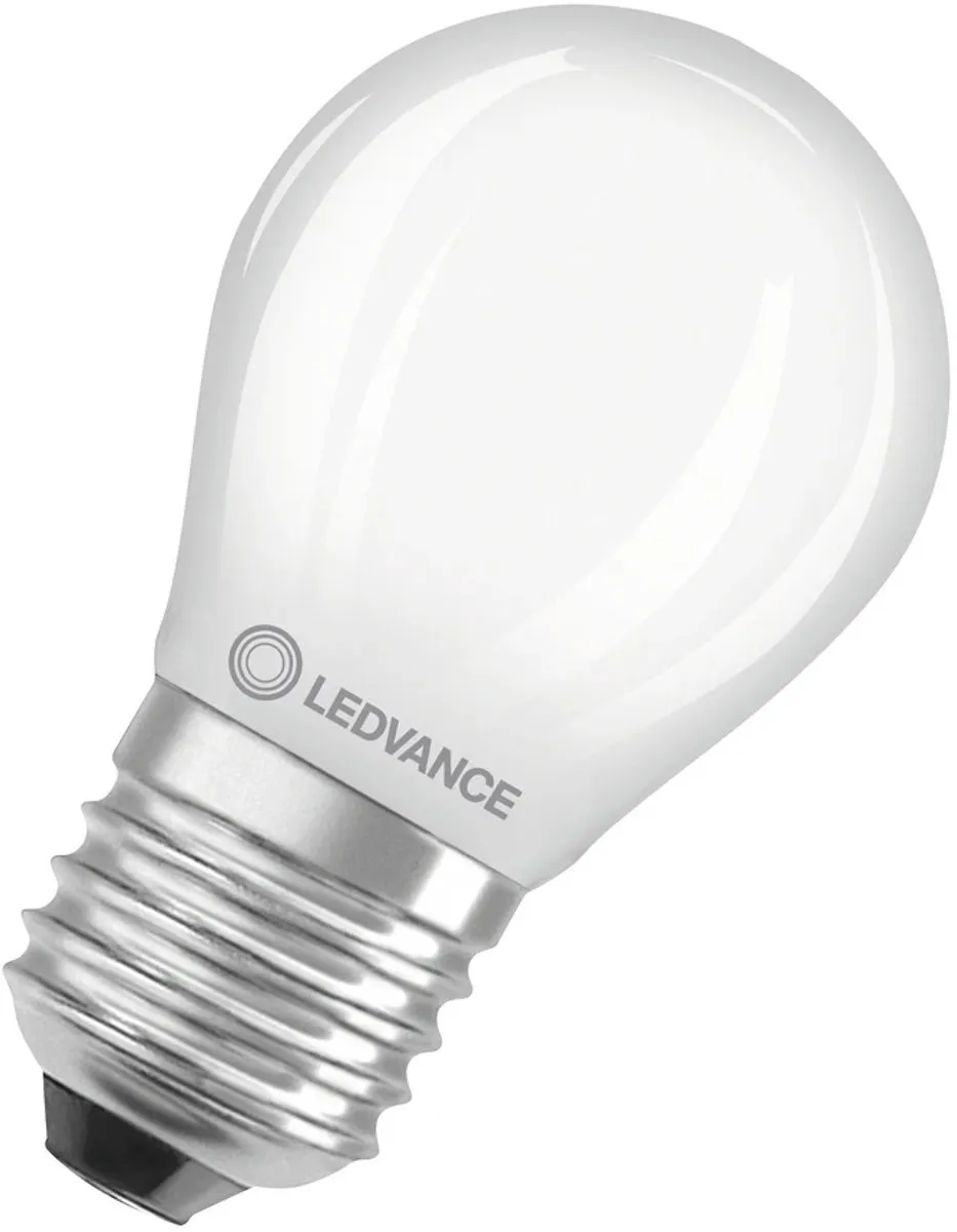 LEDVANCE Classic E27 Peer Filament 2.8W 250lm - Mat - Zeer Warm Wit - afbeelding 6 van 6