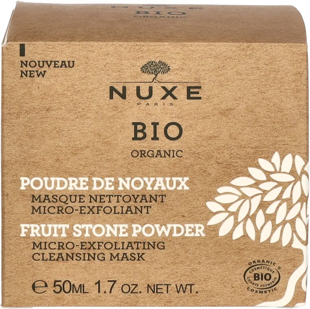 Nuxe Bio Gemalen Vruchtenpitten Micro-Exfoliërend Reinigingsmasker 50ml