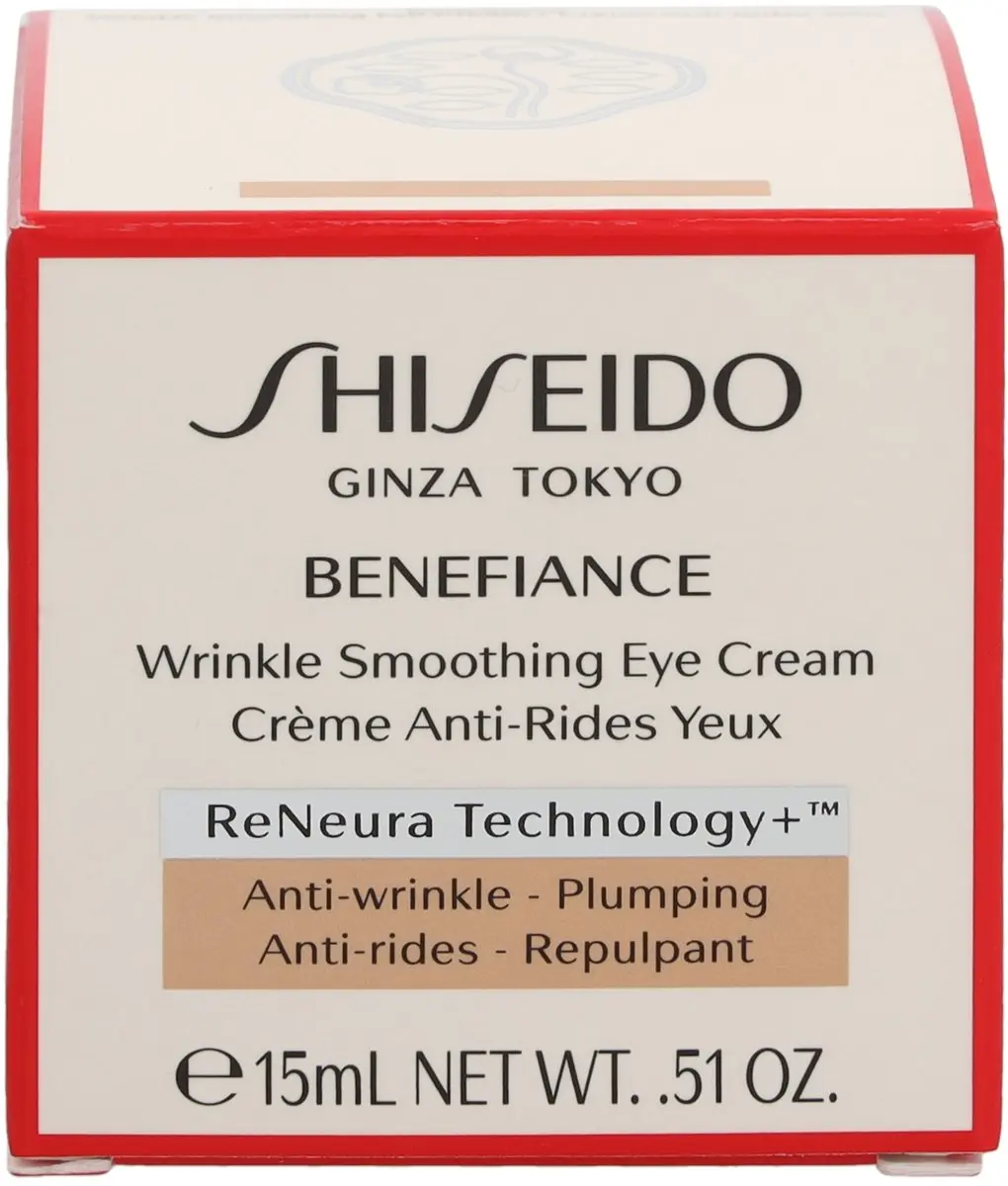 Shiseido Benefiance Wrinkle Smoothing Oogcrème 15ml