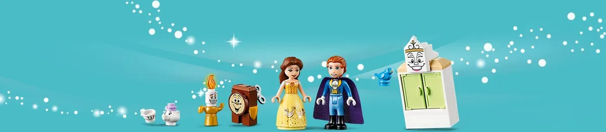 LEGO Disney Princess Belle's Kasteel Winterfeest 43180 - 238 Stukken - afbeelding 3 van 6