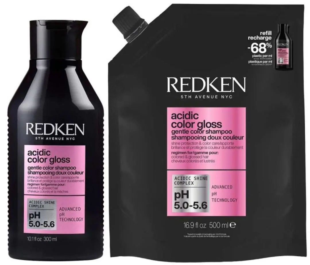 Redken Acidic Color Gloss Shampoo Refill Set 300ml + 500ml