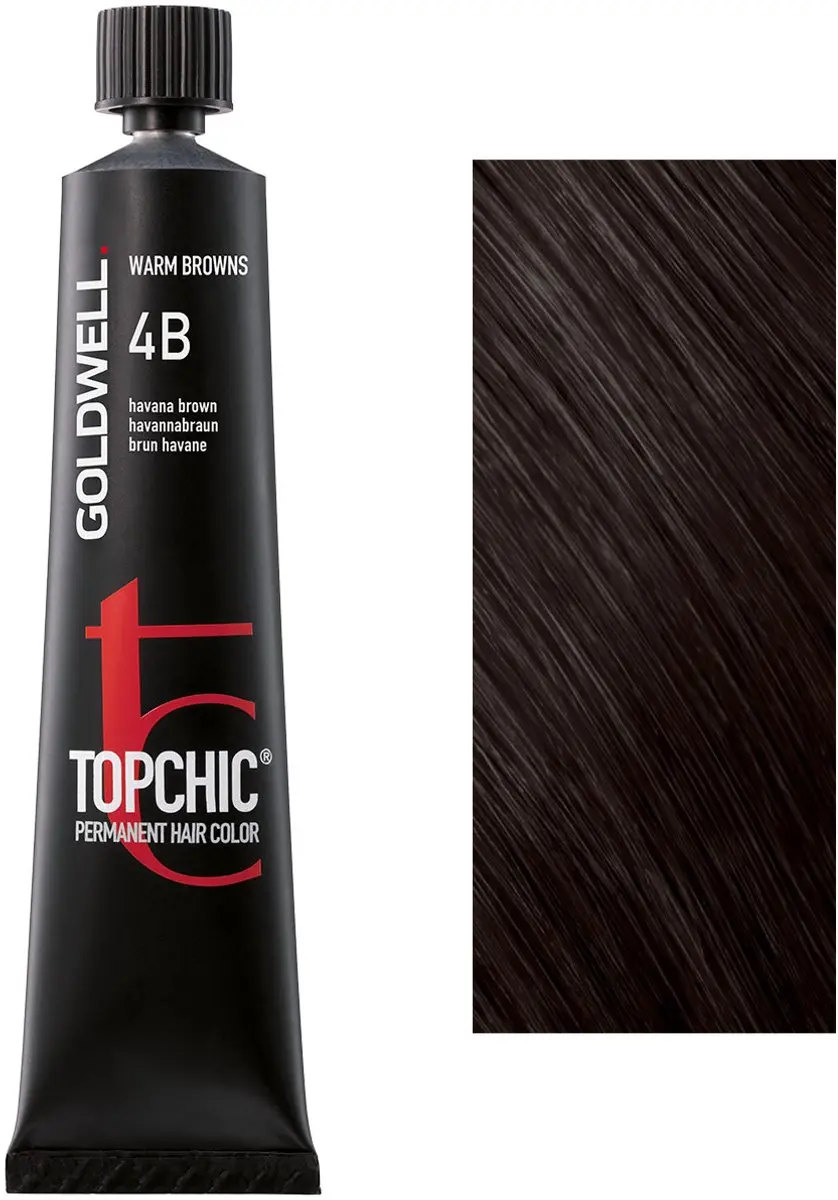 Goldwell Topchic Tube 60ml - 4B Permanent Bruin