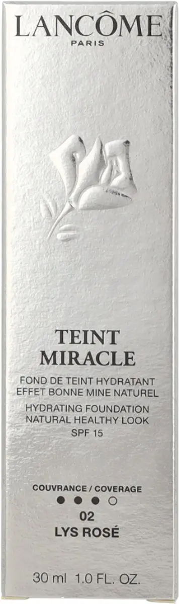 Lancôme Teint Miracle Foundation 02 Lys Rosé - 30ml