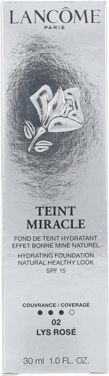 Lancôme Teint Miracle Foundation 02 Lys Rosé - 30ml - afbeelding 6 van 6