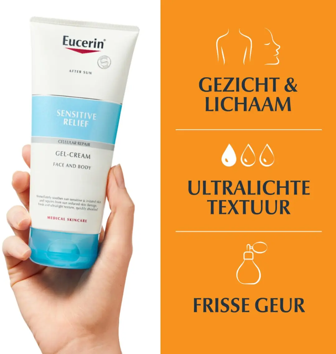 Eucerin Sun Sensitive Relief After Sun Crème-Gel 2x200ml