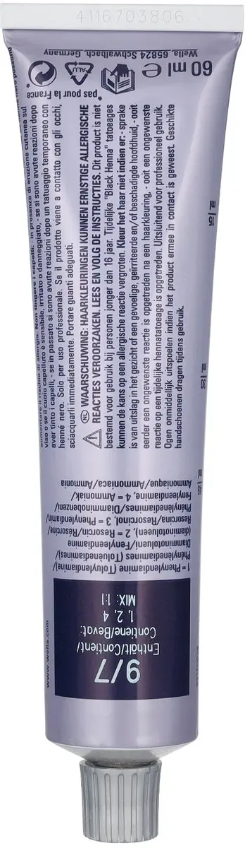 Wella Professionals Illumina Color Haarverf 9/7 - 60ml