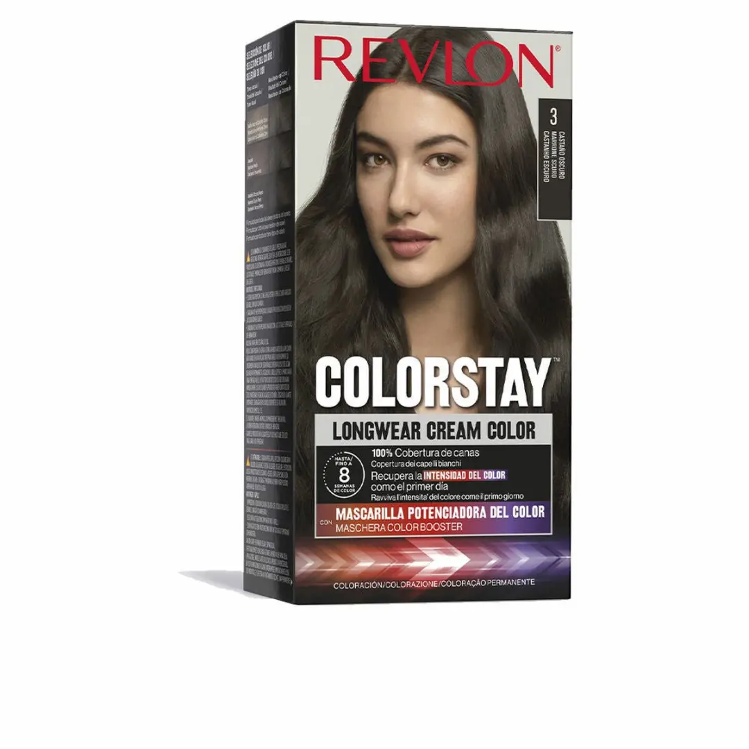 Revlon Colorstay Permanente Haarkleur Donkerbruin 3ml