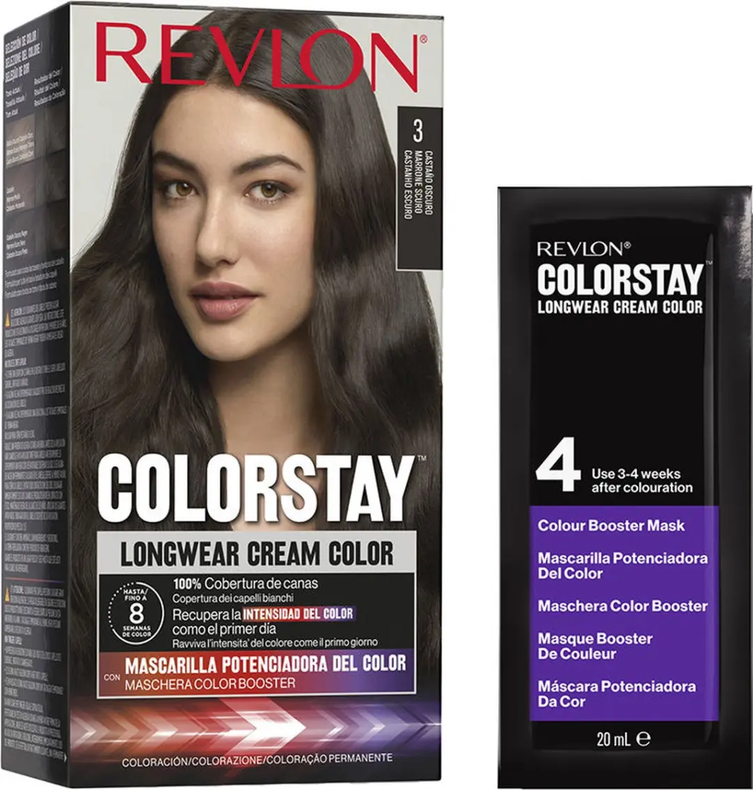 Revlon Colorstay Permanente Haarkleur Donkerbruin 3ml