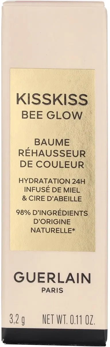 Guerlain Kisskiss Bee Glow Tinted Lip Balm 775 Poppy Glow 3.2g