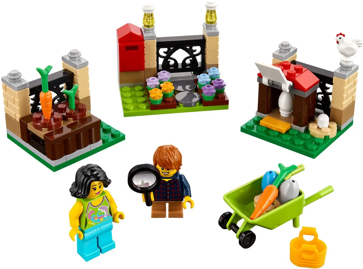 LEGO 40237 Paaseierenjacht - 145 Stukken - 2 Minifiguren - Geel