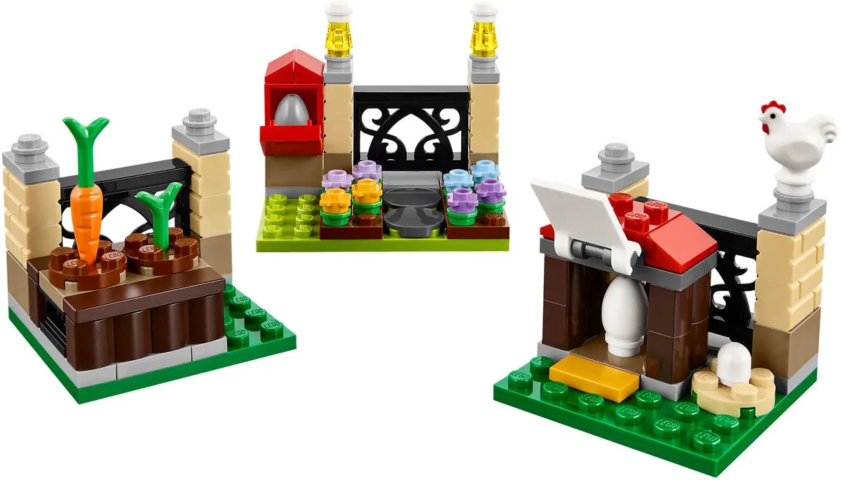 LEGO 40237 Paaseierenjacht - 145 Stukken - 2 Minifiguren - Geel
