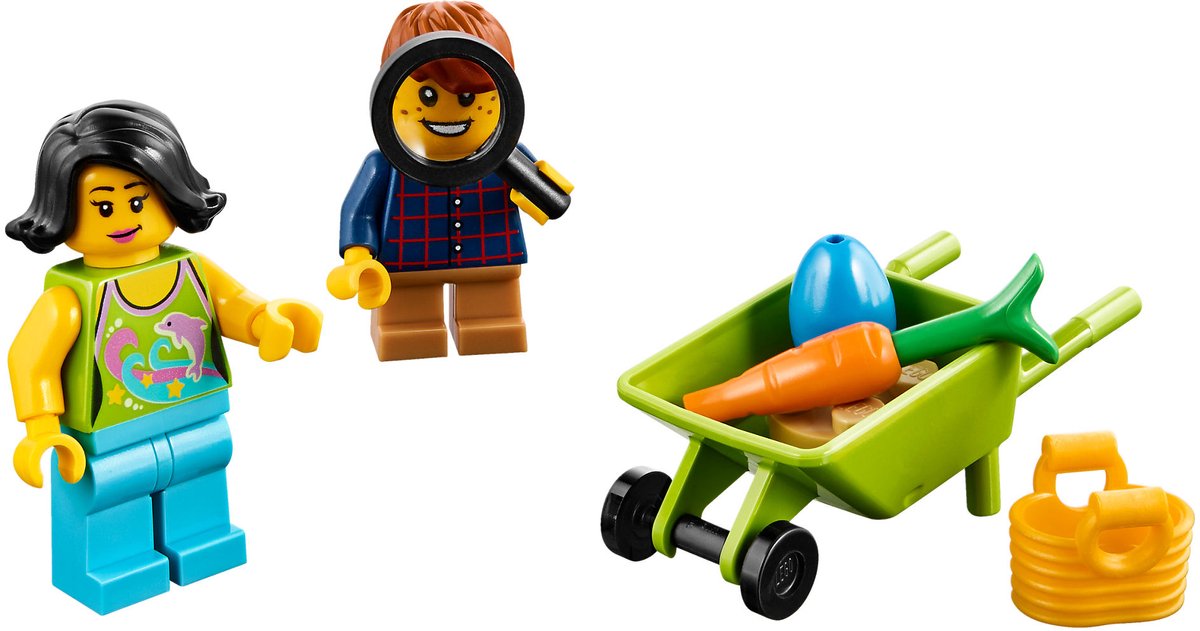 LEGO 40237  - Paaseierenjacht  - 2 mini figuren