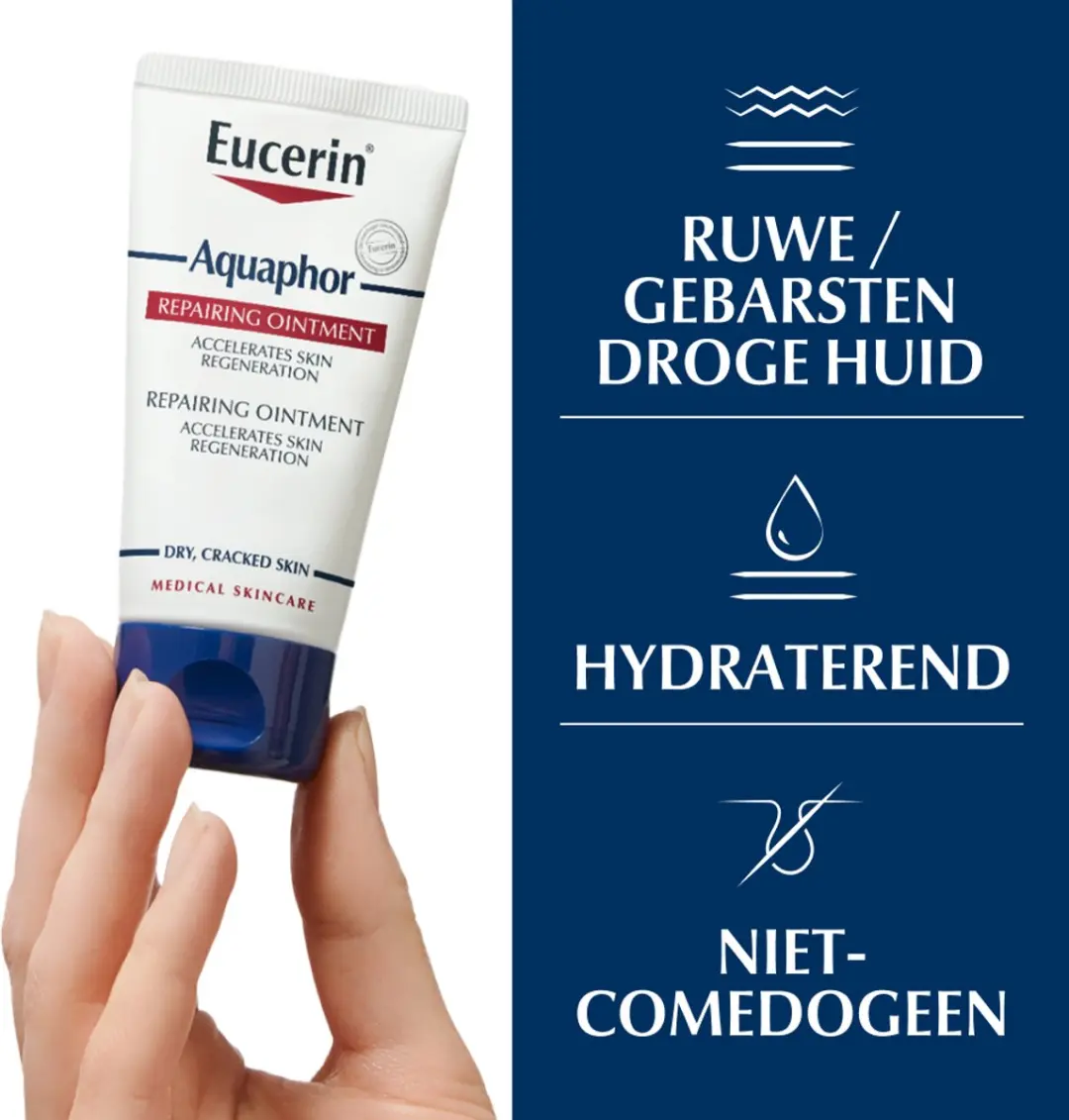 Eucerin Aquaphor Huidherstellende Zalf 40g - Ongeparfumeerd