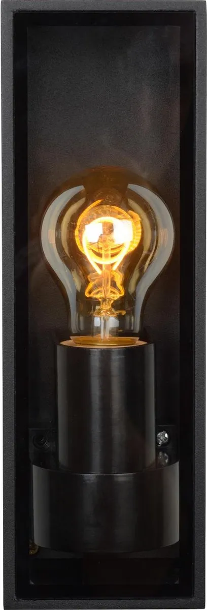 Lucide Dukan Wandlamp E27 IP65 - Zwart