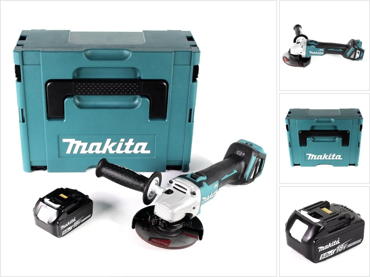 Makita DGA511T1J Haakse Slijper 125mm