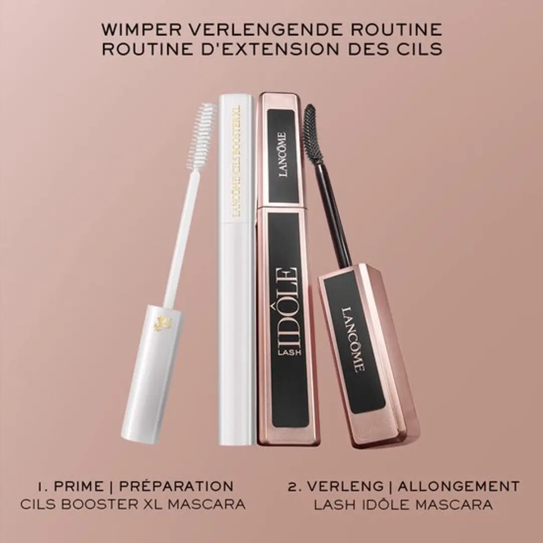Lancôme Lash Idôle Mascara 2-Step Routine - 16ml - Zwart