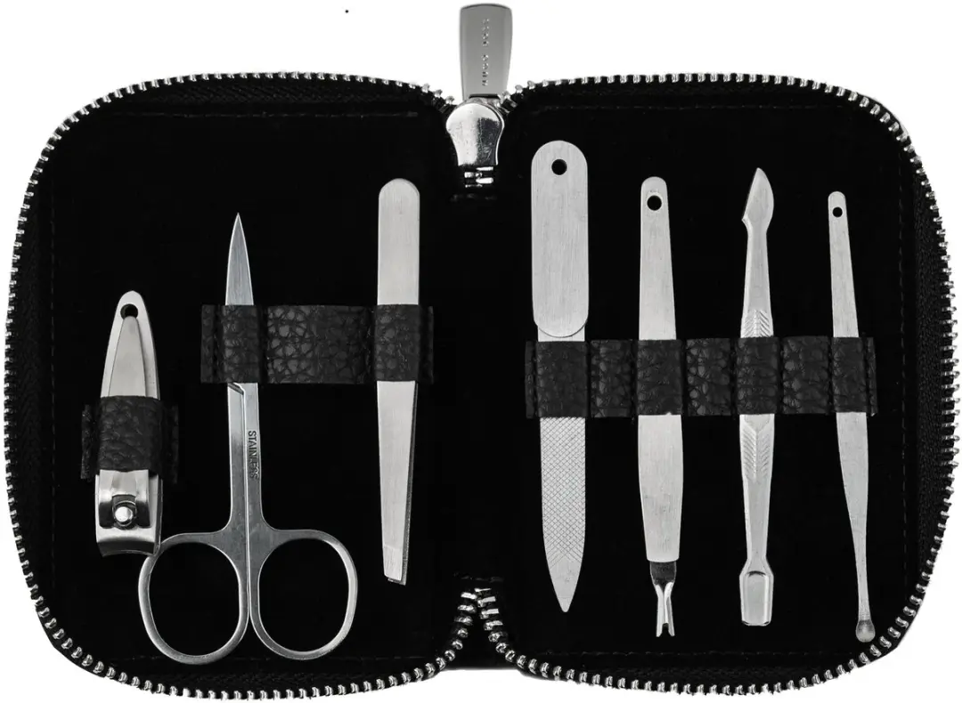 Hugo Boss Manicure Set Storyline - 6 Stuks - Zwart