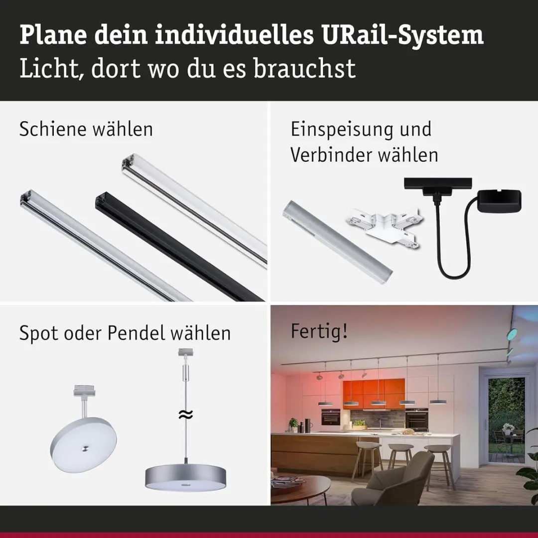 Paulmann URail Hildor RGBW 500lm Smart Home Zigbee 3.0 - afbeelding 6 van 6