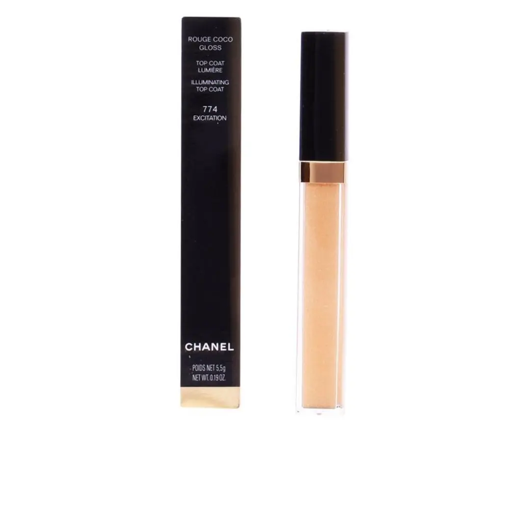 Chanel Rouge Coco Gloss Verhelderende Top Coat 774 - 5,5 g - Goudkleurig