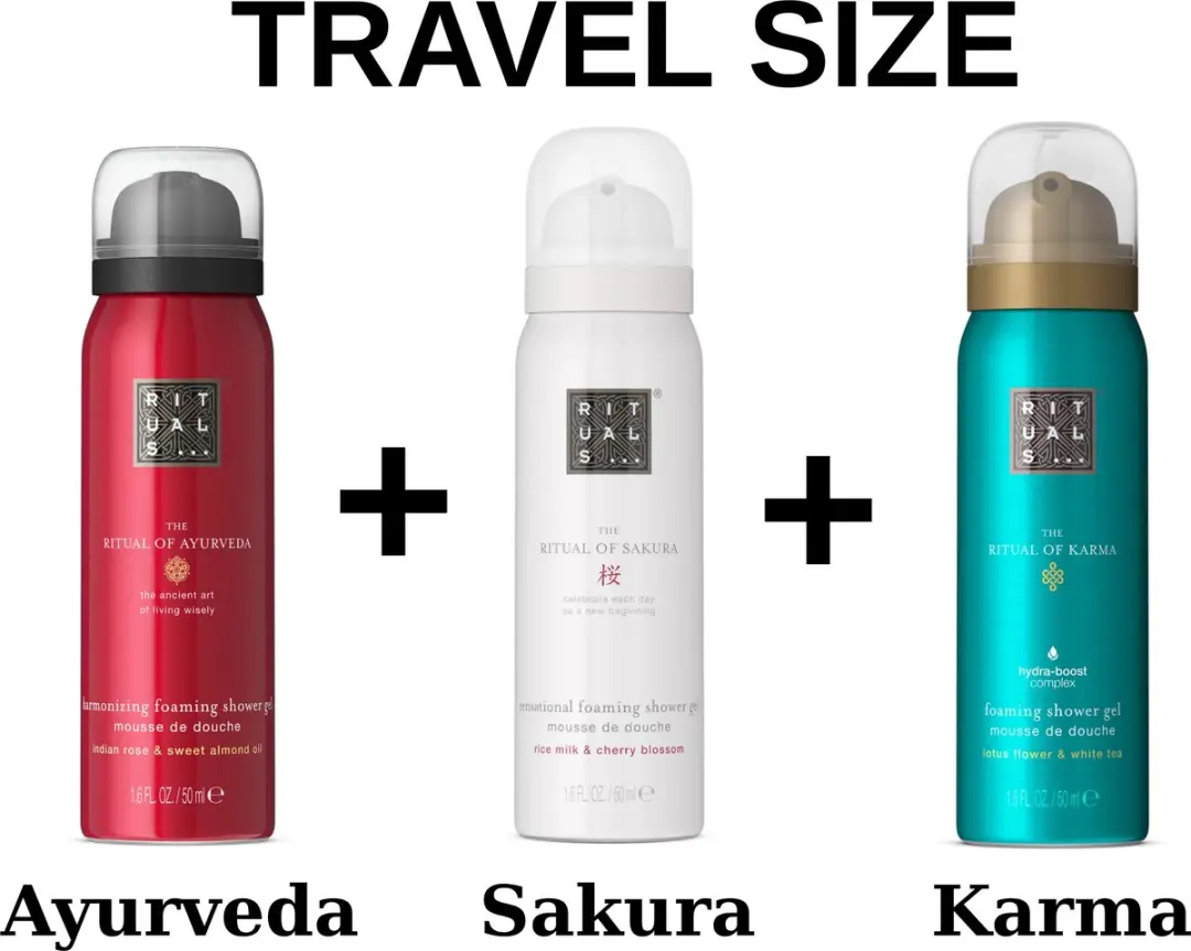 Rituals Combi Set Reis Douchegels Sakura/Ayurveda/Karma
