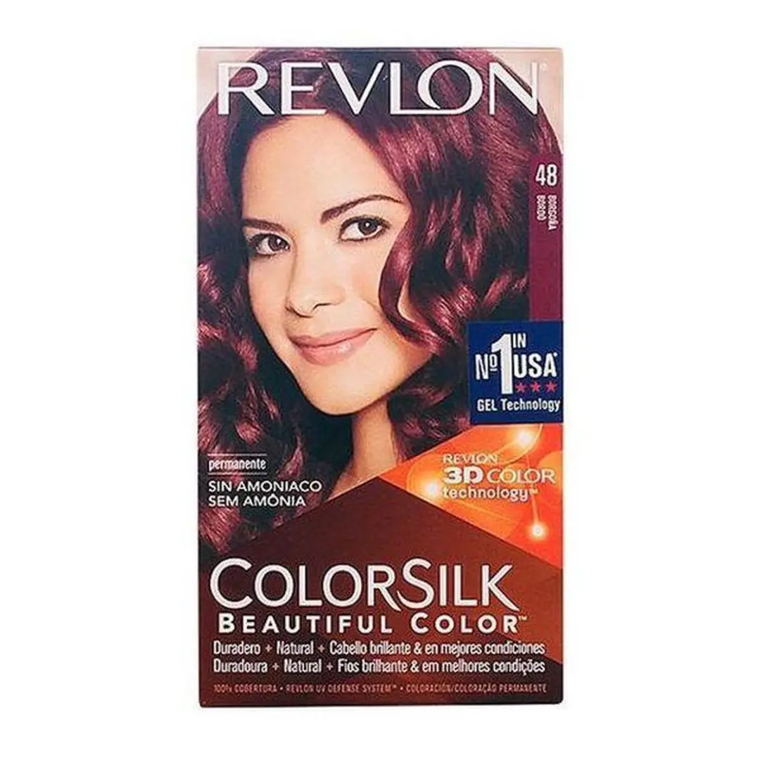 Revlon Colorsilk Bordeaux Rood Haarkleur - 1 Stuk - afbeelding 3 van 4