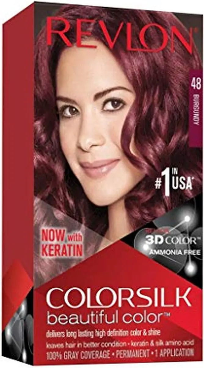 Revlon Colorsilk Bordeaux Rood Haarkleur - 1 Stuk - afbeelding 4 van 4