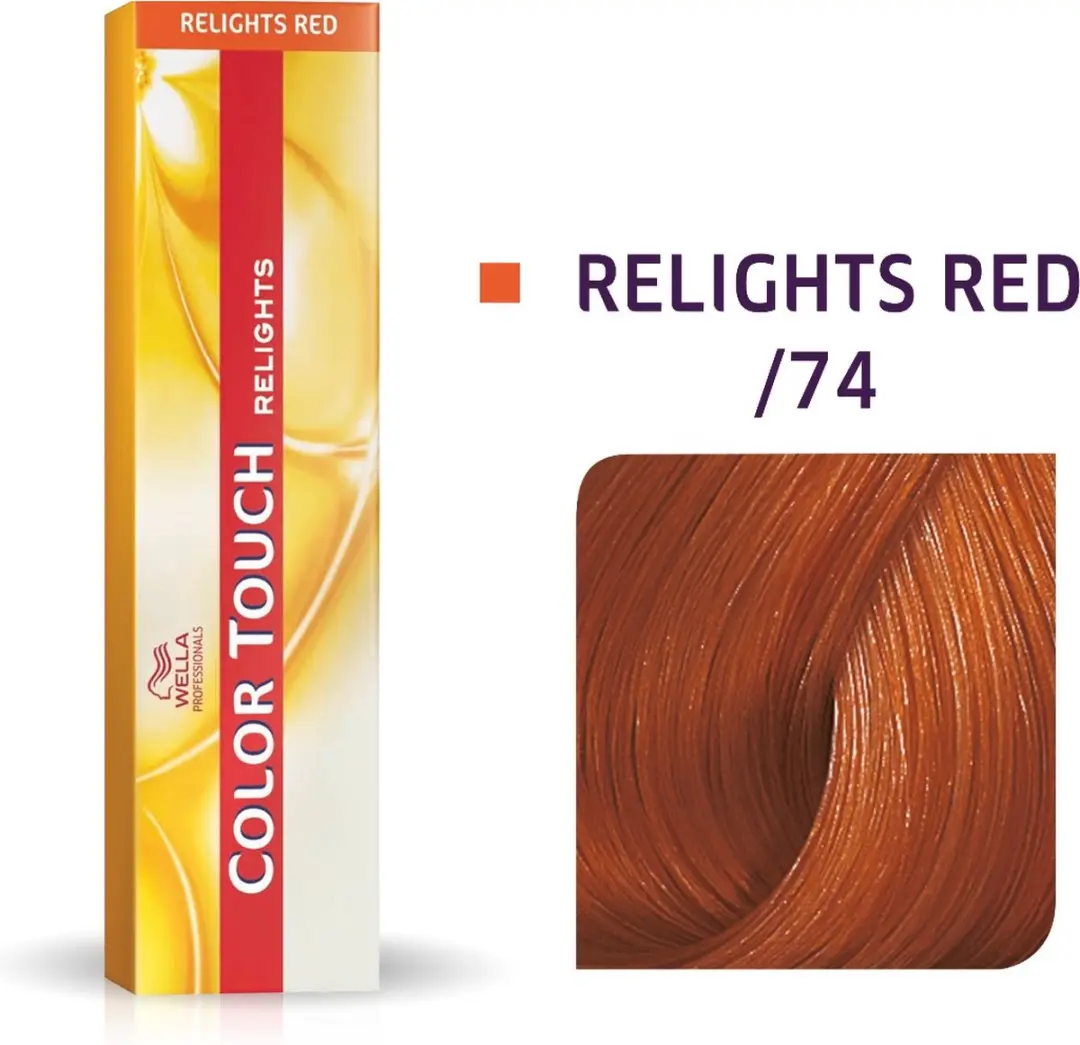Wella Professionals Color Touch /74 Relights Haarverf 60ml - Zwart