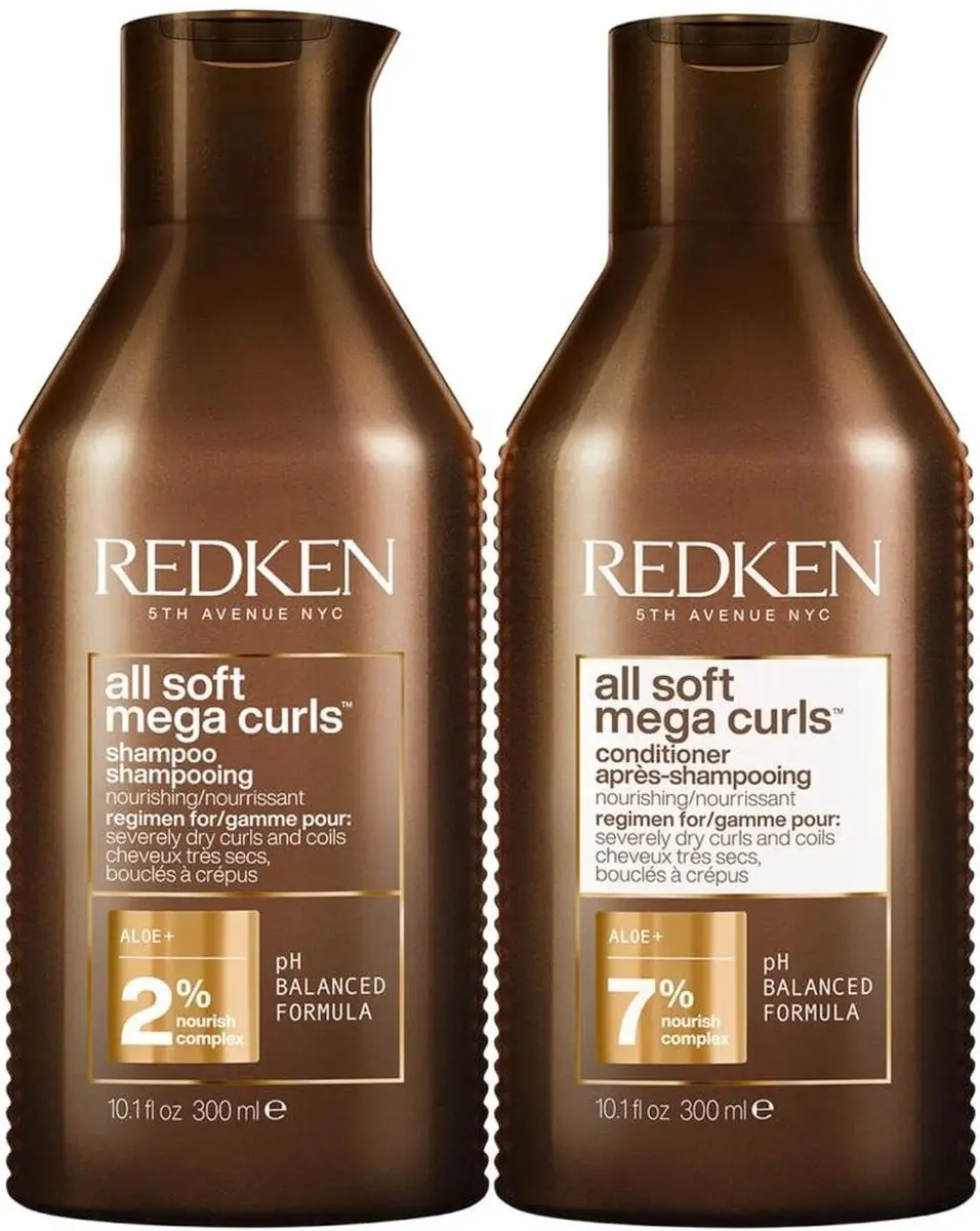 Redken All Soft Mega Curls Duo Shampoo & Conditioner 600ml
