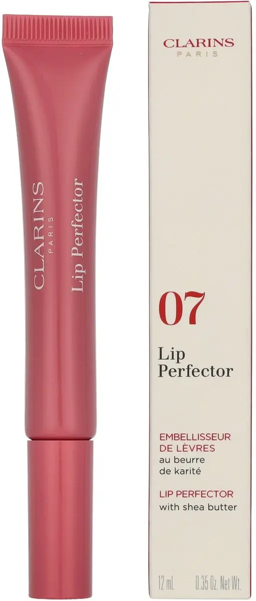 Clarins Natural Lip Perfector 07 Toffee Pink Shimmer - 12ml