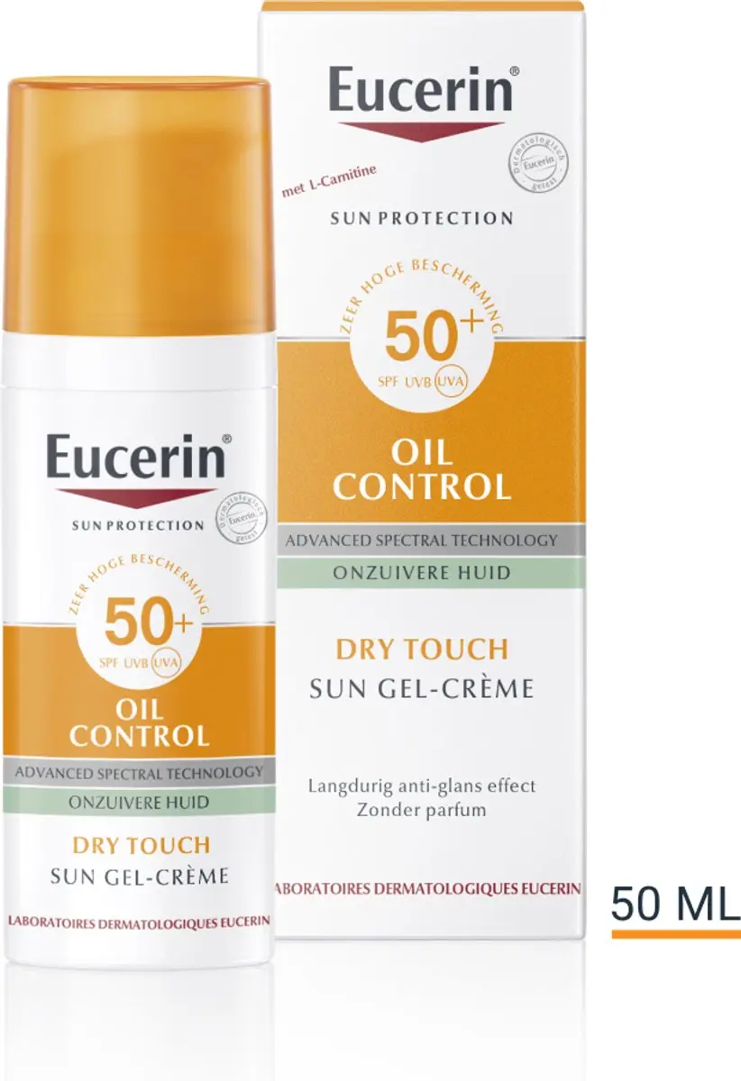 Eucerin Sun Oil Control Gel-Crème SPF 50+ Gezicht 50ml