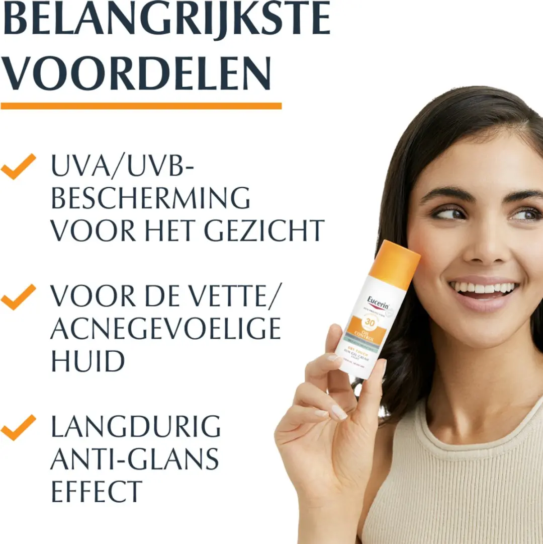 Eucerin Sun Oil Control Gel-Crème SPF 50+ Gezicht 50ml