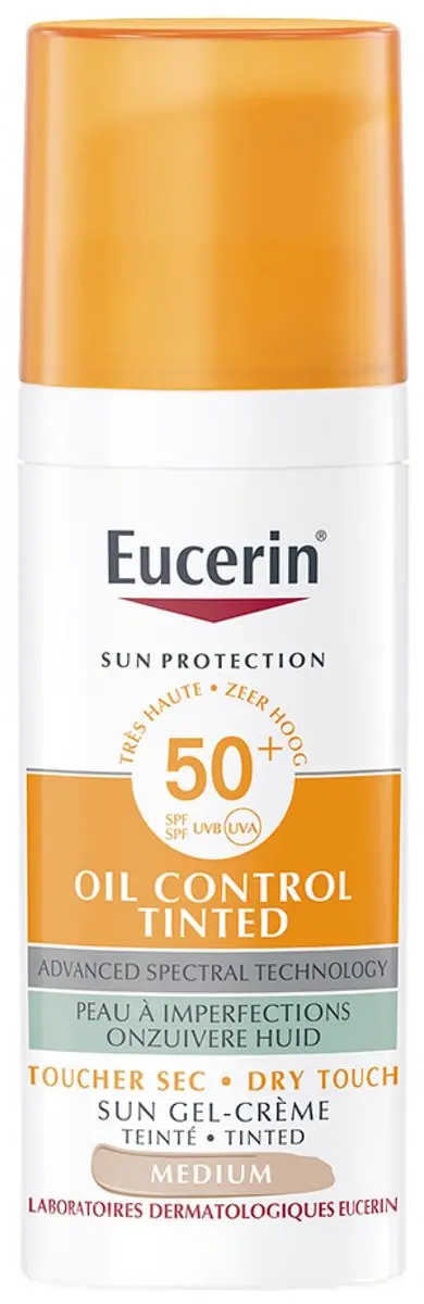 Eucerin Sun Oil Control Tinted SPF50+ 50ml