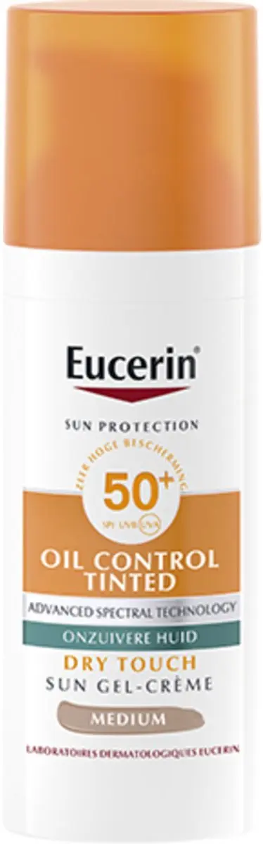 Eucerin Sun Oil Control Tinted SPF50+ 50ml - afbeelding 6 van 6