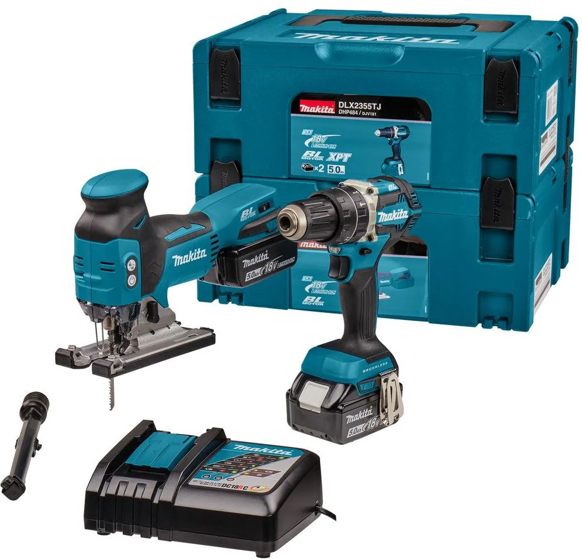 Makita DLX2355TJ Combiset 18V