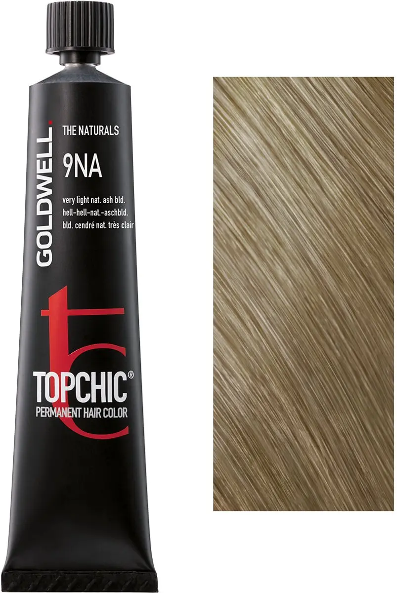 Goldwell Topchic Permanent Haarverf 9NA Very Light Natural Ash Blonde - 60ml
