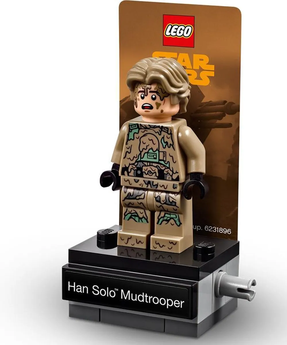 LEGO Star Wars Han Solo Minifiguur - 18 Onderdelen - Multicolor