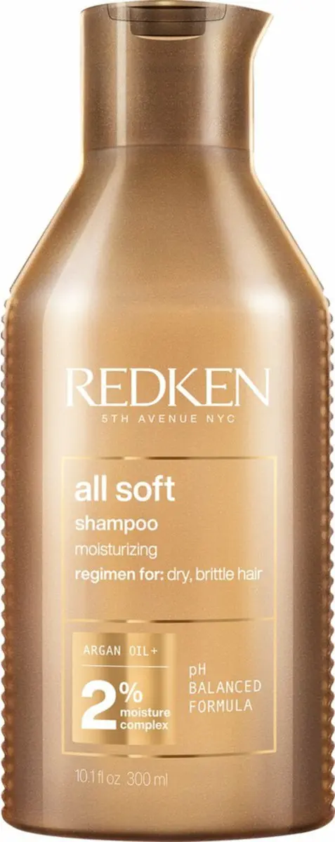 Redken All Soft Shampoo 3x300ml