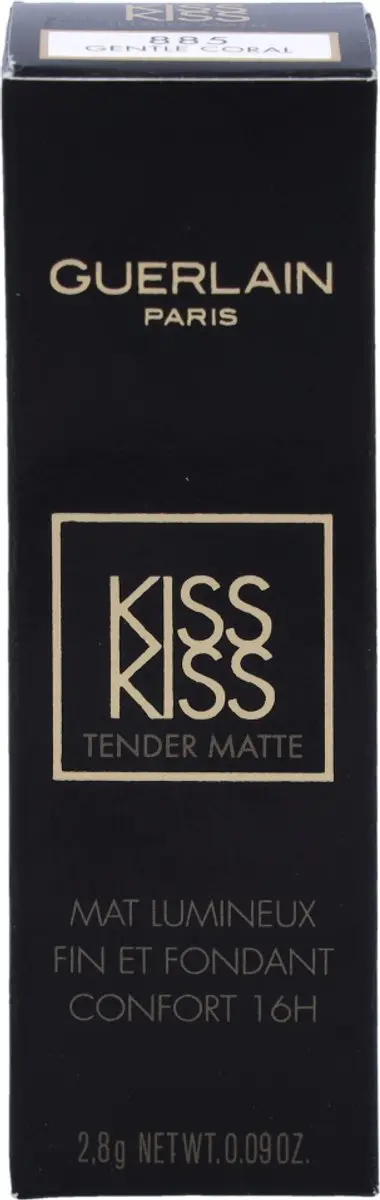 Guerlain Kiss Kiss Tender Matte Lipstick 885 Gentle Coral