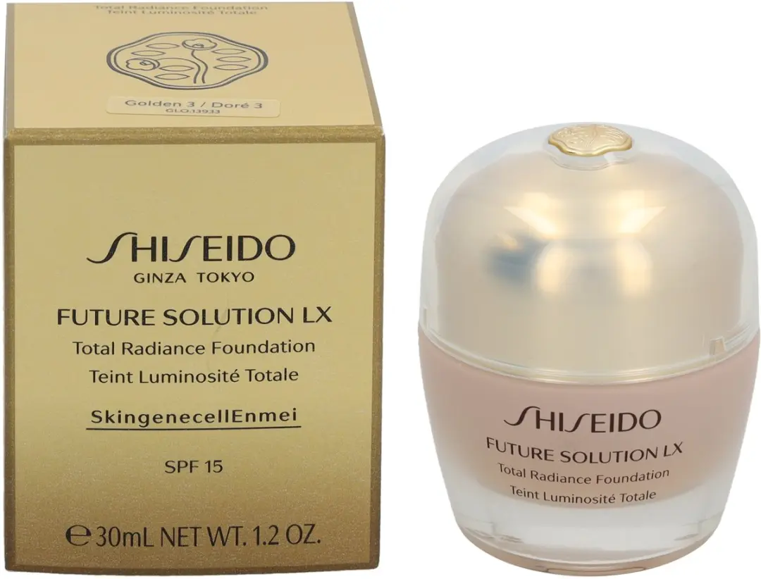 Shiseido Future Solution LX Total Radiance Foundation 30ml - 3 Golden