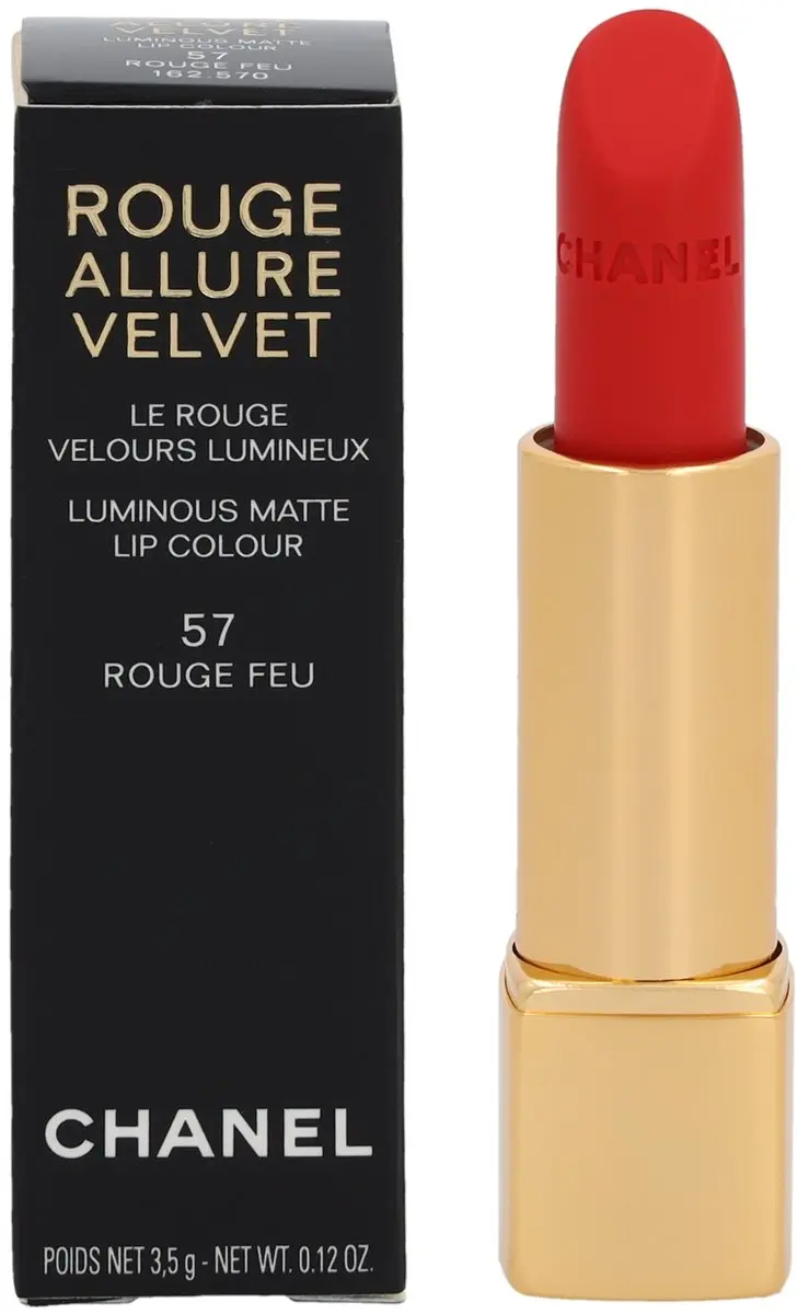 Chanel Rouge Allure Velvet Lippenstift - 3.5g - Rood - afbeelding 6 van 6