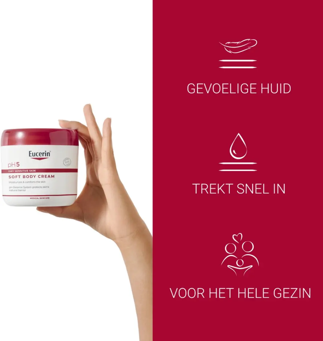 Eucerin pH5 Soft Bodycrème 450ml