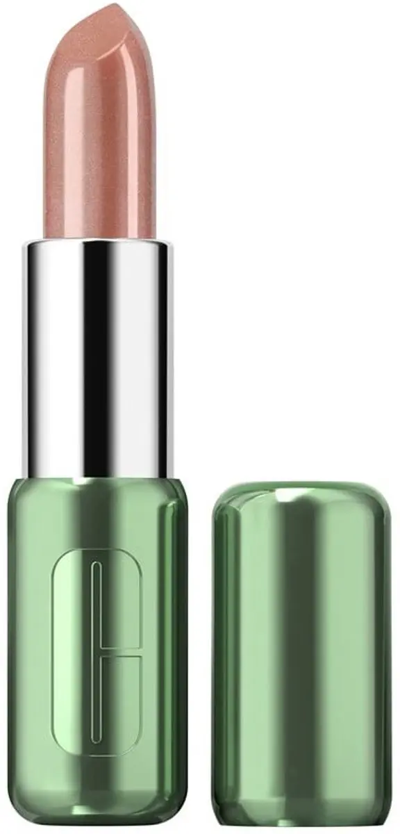 Clinique Pop Longwear Shine Lipstick 02 Bare Pop