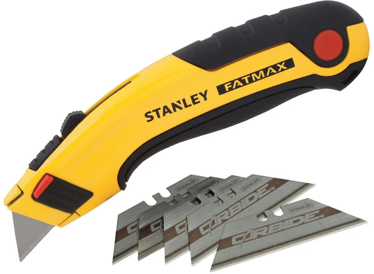 Stanley Fatmax Uitschuifmes 7-10-778 - Geel - 5 Carbide Reserveresjes
