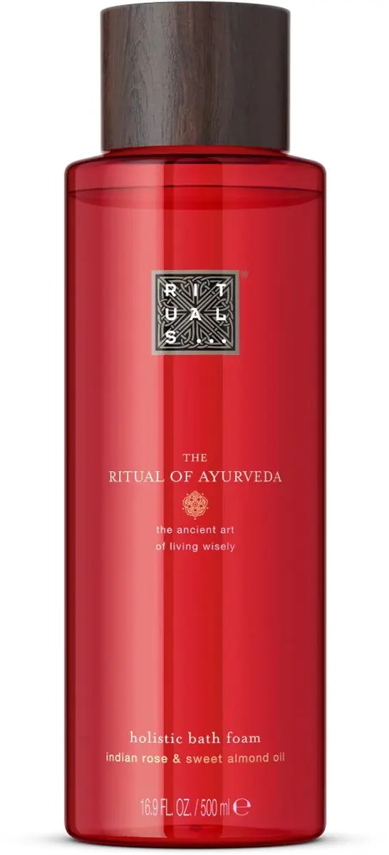 Rituals Ayurveda Badschuim 500ml + Scrubzak 2 Stuks