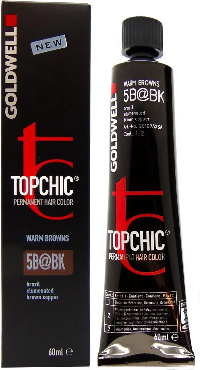 Goldwell Topchic Permanent Haarverf 5B@BK 60ml - afbeelding 6 van 6