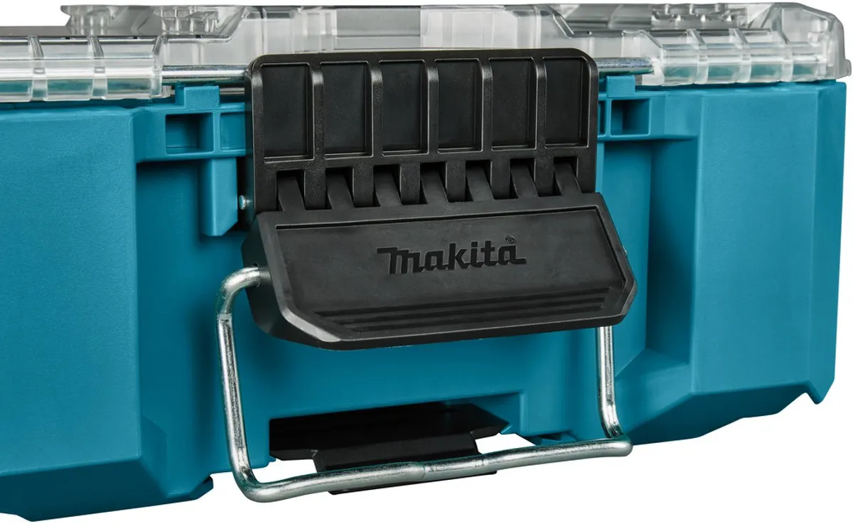 Makita MAKTRAK Organizer Compact P-91067 - Transparant/Turquoise/Zwart