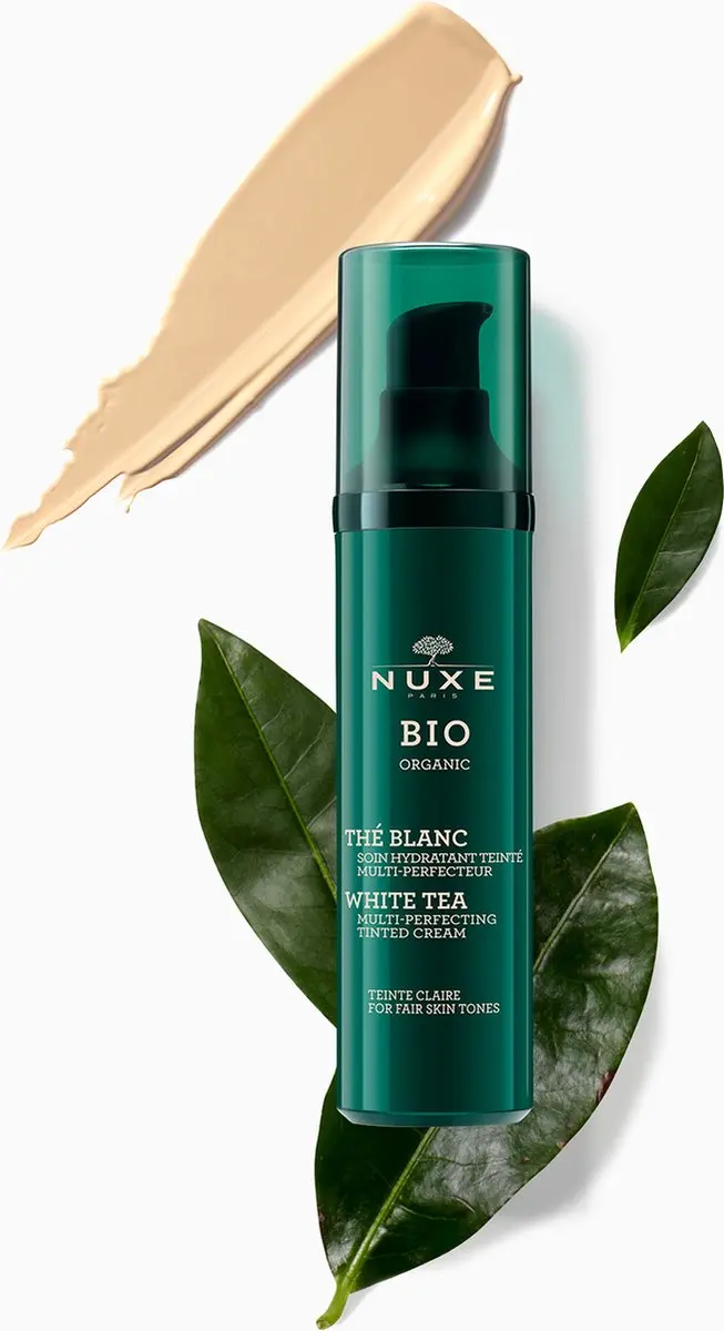 Nuxe Bio Organic White Tea Tinted Cream 50ml - Fair Skin - afbeelding 6 van 6