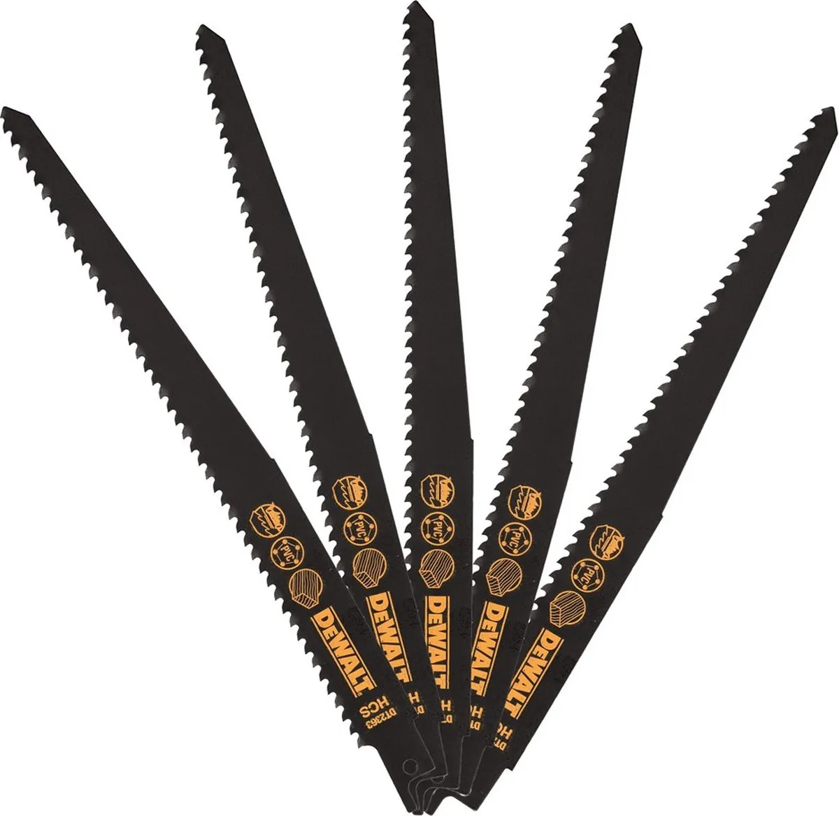 DeWalt DT2363 Reciprozaagblad Hout 228mm