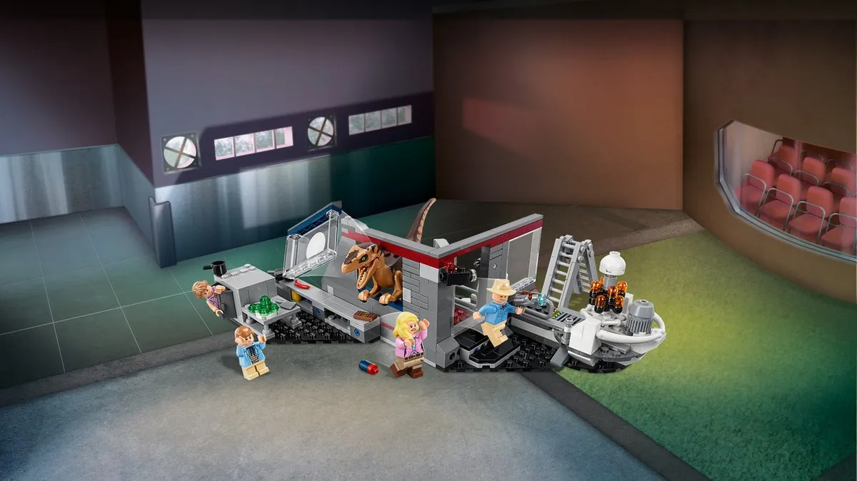 LEGO Jurassic World Park Velociraptorachtervolging 75932 - 360 Stukken - afbeelding 4 van 6