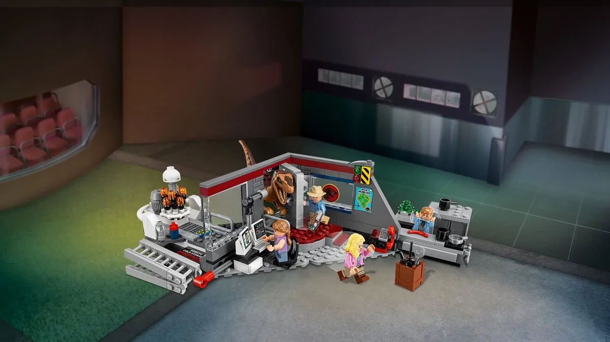 LEGO Jurassic World Park Velociraptorachtervolging 75932 - 360 Stukken - afbeelding 3 van 6
